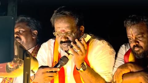 Tamil Nadu Forest Minister RV Ranjithkumar