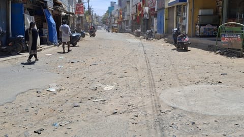  Residents rue deteriorating condition of roads in Pammal, Pallavaram