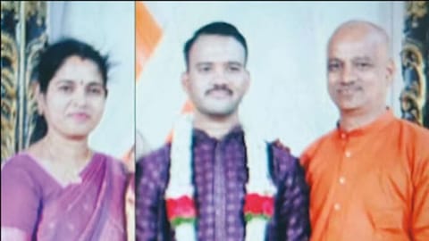 The deceased were identified as Prabhakar, his wife Jyothi (55) and their son Santosh (28), they said 