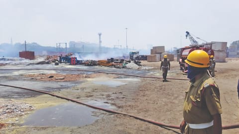 Chemical gas leak near Chennai Port on June 2