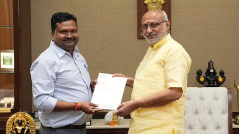 TMC MP Prakash Chik Baraik resigned as a member of the Rajya Sabha and submitted his resignation to CP Radhakrishnan