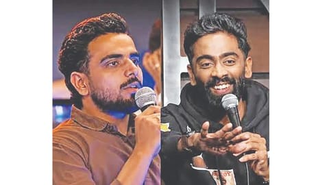 (L) Himanshu, (R) Pranit More
