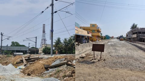 Sevvapet Railway station in Tiruvallur 
