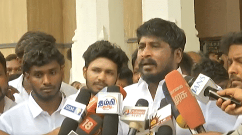 Tamil Nadu Fishermen's Movement President Sharath 