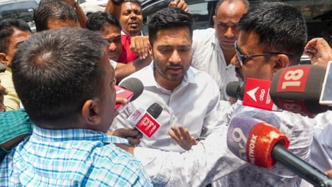 TMC National General Secretary Abhishek Banerjee arrives at the Enforcement Directorate (ED) office in connection with the alleged school jobs scam case, in Kolkata