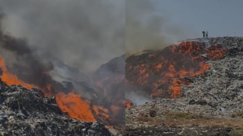 Fire breaks out at Perungudi dump yard