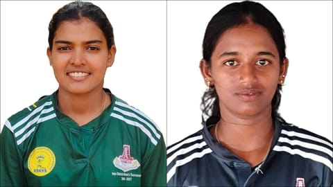 (L-R) Aishwarya and Darshana 