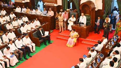 After reading the passage, Arlekar spontaneously remarked, “Please forgive me if I have pronounced the names incorrectly.” The apology was not part of the prepared text of the Governor’s Address