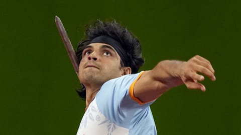 Javelin thrower Neeraj Chopra 