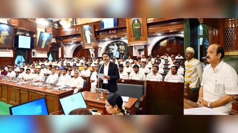 Tamil Nadu Chief Minister C Joseph Vijay in the TN Assembly expressed opposition to the Karnataka government's attempt to construct a dam at Mekedatu across Cauvery river.