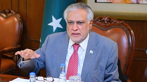 Pakistan's Deputy Prime Minister Ishaq Dar