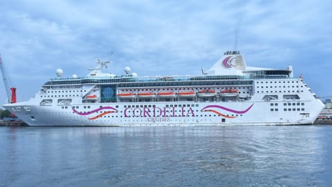  Empress, operated by Cordelia Cruises, docks at Chennai Port on Saturday