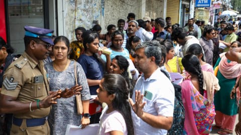Candidates attending NEET-UG 2026 re-test