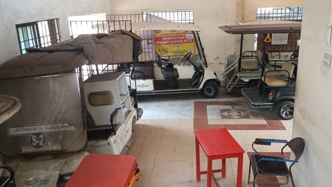 The battery-operated vehicles, supplied between 2019 and 2020, gathering dust at the hospital