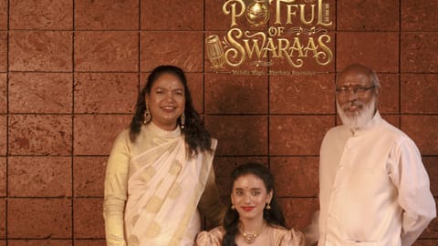 'Potful of Swaraas' by DA Srinivas, Punya Srinivas and Navya Umesh