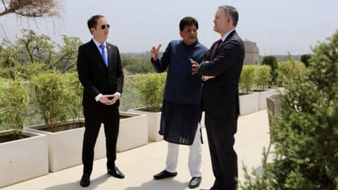 Minister Piyush Goyal and United States Trade Representative Ambassador Greer today in New Delhi