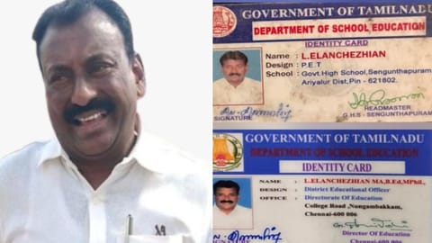 Elancheliyan d Seized ID Card