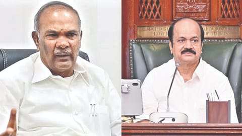 (L) M Appavu, (R) JCD Prabhakar