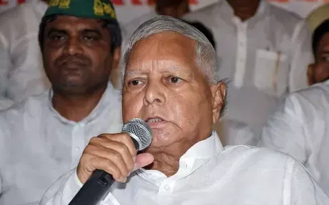 RJD national president Lalu Prasad&nbsp;