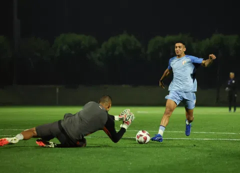 Sahal Abdul Samad in training