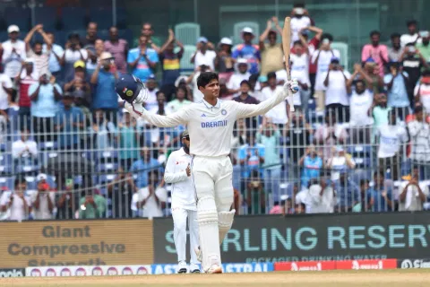 Indian Test Captain Shubman Gill&nbsp;