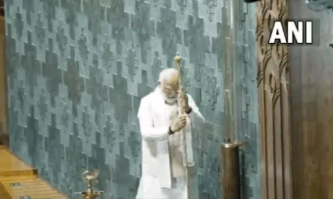 PM Modi installs ‘Sengol’ in new Parliament House