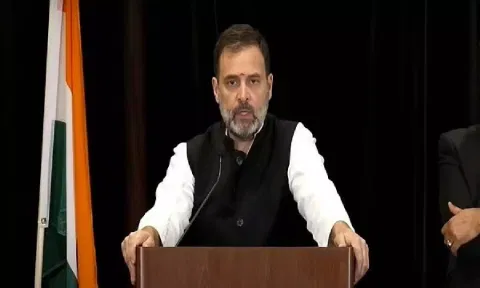 Congress leader Rahul Gandhi in San Francisco