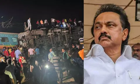 Visual from the spot (left); CM Stalin