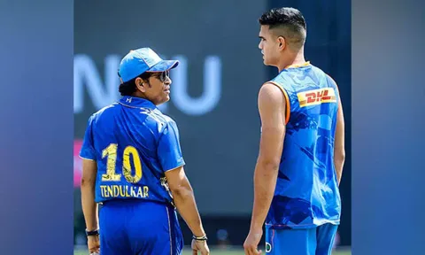 Sachin Tendulkar and Arjun Tendulkar (ANI)&nbsp;