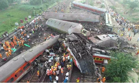 Visual from the accident site