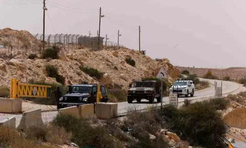 Israel-Egypt border. Reuters