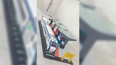 A miniature model made by Dilip Kumar