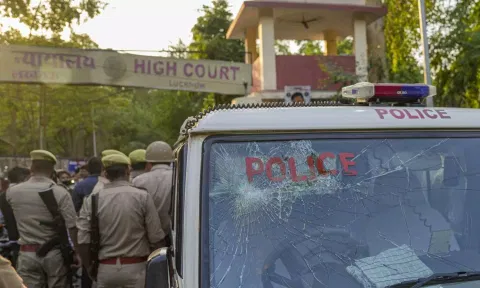 Mukhtar's aide shot dead in Lucknow court: 6 cops suspended for negligence