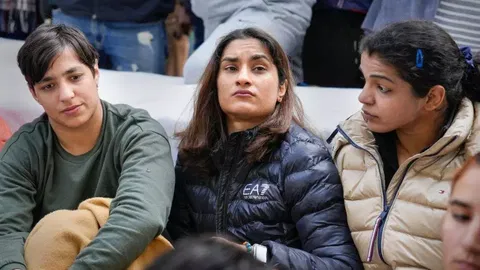 Wrestlers Vinesh Phogat