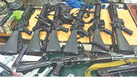 A BJP MLA has set up a dropbox for people to anonymously return arms snatched from the security forces