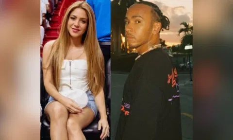 Shakira; Lewis Hamilton