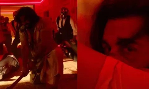 Ranbir Kapoor in 'Animal'.(Screengrab/YouTube)