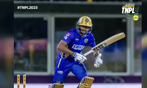 Sai Sudharsan scored 86 runs off 45 balls.