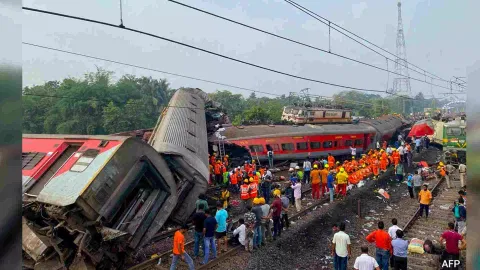 Odisha train accident (AFP)