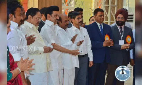 TN CM MK Stalin inaugurates Kalaignar Centenary Super Speciality Hospital in Guindy. (Hemanathan M)
