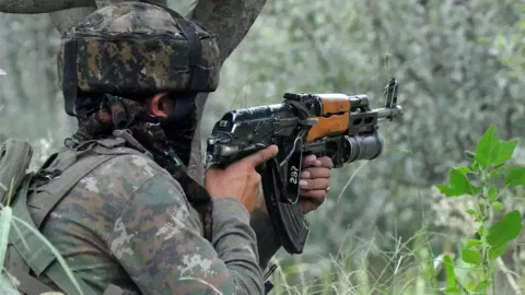 Sneak bid foiled; 5 Pak terrorists killed in J&K