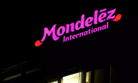 The logo of Mondelez International&nbsp;