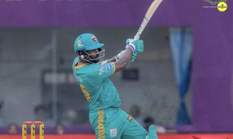Mani Bharathi scored 40 runs off 33 balls. (Twitter/@TNPL)&nbsp;