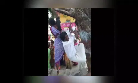 Screengrab of the viral video
