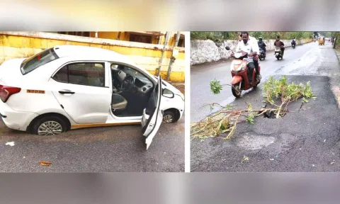 Rain floods Tambaram roads, affects traffic