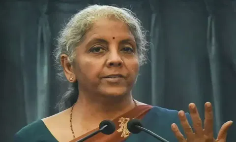 &nbsp;Finance minister Nirmala Sitharaman