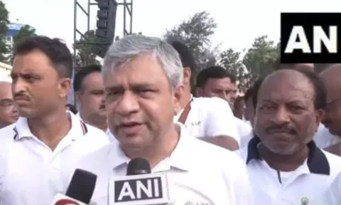 Union Railways Minister Ashwini Vaishnaw on International Yoga Day