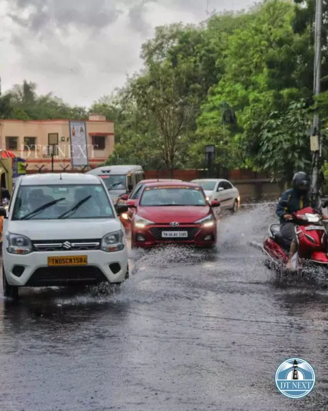 Rain lashes several parts of Chennai