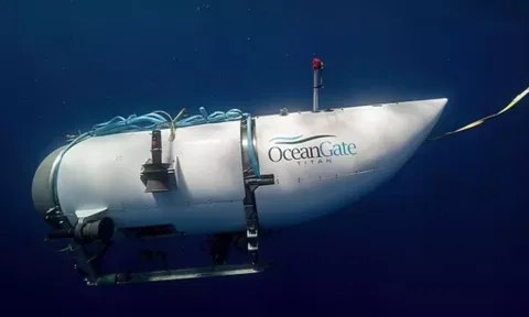 The submersible vanished in the North Atlantic while taking five people down to the wreck of the Titanic. (AP)