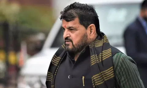 Former WFI chief Brij Bhushan Sharan Singh (PTI)